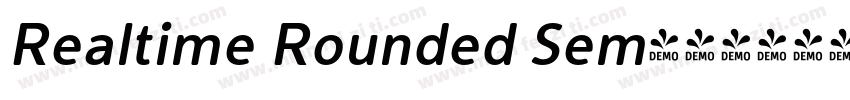 Realtime Rounded Sem字体转换